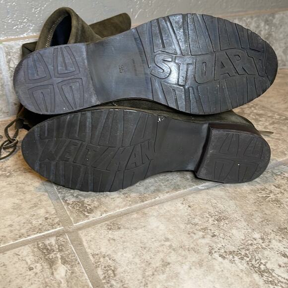 Stuart Weitzman Lowland Loden Suede Over The Knee Boot 35 INV13 - Picture 5 of 6